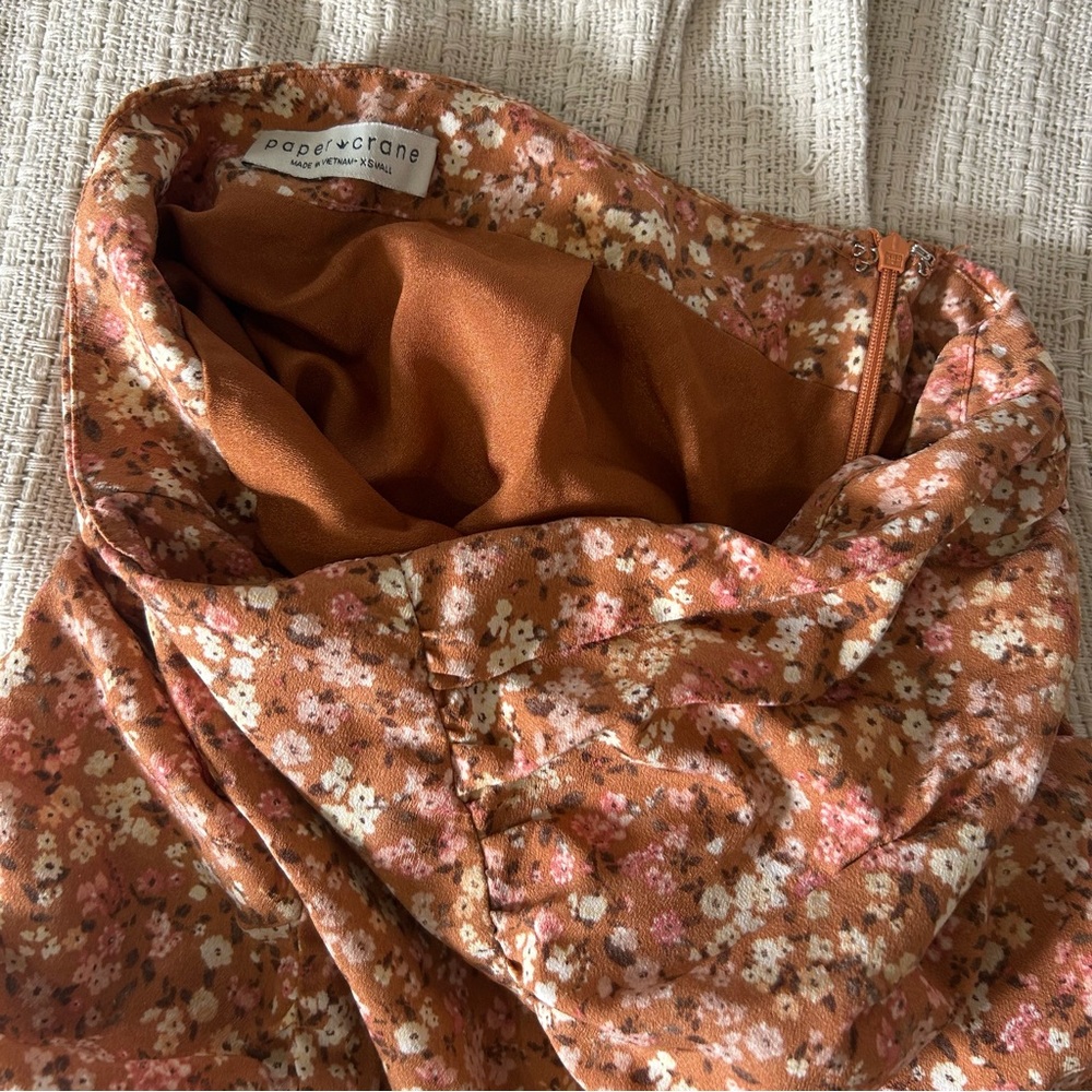 Floral Ruffle Mini Skirt - Picture 4 of 4